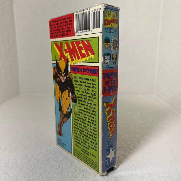 VINTAGE Pryde of the X-Men 1991 VHS Marvel Comics‎ Video - Picture 3 of 7